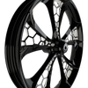 26 Inch Hive 3D Black Double Cut Harley Wheel
