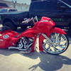 30 Inch El Krwa 3D Chrome Harley Wheel