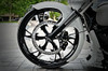 32 Inch Dirty HKR Black Double Cut Harley Wheel