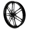 32 Inch Gran Sport 3D Black Double Cut Harley Wheel