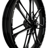 32 Inch Gran Sport 3D Black Double Cut Harley Wheel