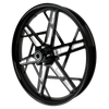 PS.06 Harley Softail | Dyna | Sportster Black Double Cut Wheels