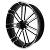 OG.11 Harley Softail | Dyna | Sportster Black Double Cut Wheels