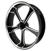 OG.13 Harley Softail | Dyna | Sportster Black Double Cut Wheels