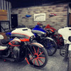 GT2 Harley Softail | Dyna | Sportster Black Wheels