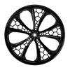 Hive Harley Softail | Dyna | Sportster Black Double Cut Wheels