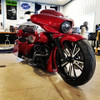 Hot Rod Harley Softail | Dyna | Sportster Black Double Cut Wheels
