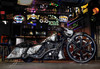 Dirty HKR Harley Softail | Dyna | Sportster Black Double Cut Wheels