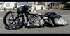 Dirty HKR Harley Softail | Dyna | Sportster Black Double Cut Wheels