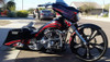 Eclipse Harley Softail | Dyna | Sportster Black Double Cut Wheels