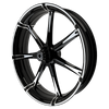 OG.14 Harley V-Rod Black Double Cut Wheels