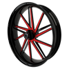 GT2 Harley V-Rod Black Wheels with red insert