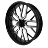 GT4 Harley V-Rod Black Wheels with chrome insert