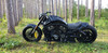 Super Street with Dimples Harley V-Rod Black Double Cut Wheels