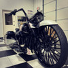 Dirty Spoke Harley V-Rod Black Wheels