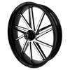 GT2 Harley Pan America Black Wheels with chrome insert