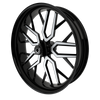 GT4 Harley Pan America Black Wheels with chrome insert