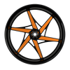 GT6Sixer Harley Pan America Black Wheels with orange insert