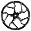 Technik Harley V-Rod Black Double Cut Wheels