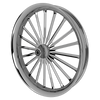 Straight Line Indian Chrome Wheels
