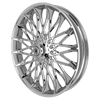 Gasser 3D Harley Chrome Wheels