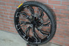 26x3.75" BLACK DOUBLE CUT GUINZU (2008-2023 HD Touring)