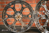 19X3.5" / 18X5.5 CHROME SHREDDER 6 PAIR (2014-2023 HD TOURING)