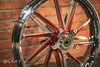 21x3.25" CHROME/CANDY RED GT 2  (FOR 2014-2023 TOURING MODELS)