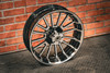 18x5.5" BLACK DOUBLE CUT OG 22 (2009-2023 HD Touring)