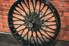 26x3.75" 3D BLACK DIRTY SPOKE (2009-2023 HD Touring)