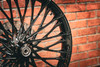 26x3.75" 3D BLACK DIRTY SPOKE (2009-2023 HD Touring)