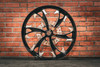 30x4.0" BLACK DOUBLE CUT DIRTY HKR (2008-2026 HD Touring)