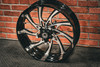 21X5.5" BLACK DOUBLE CUT XR9 (2014-2023 HD TOURING)