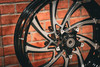 21X5.5" BLACK DOUBLE CUT XR9 (2014-2023 HD TOURING)