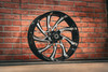 21X5.5" BLACK DOUBLE CUT XR9 (2014-2023 HD TOURING)