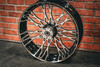 21X5.5" BLACK DOUBLE CUT OG27 (2009-2026 HD TOURING)