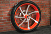 26x5.5" CUSTOM ORANGE DOUBLE CUT OG18 (2008-2013 HD Touring)