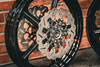 19x3.0" / 18x3.5 BLACK DOUBLE CUT RETRO 14 PAIR (2002-2007 HD TOURING)