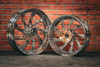 21x5.5" / 18x5.5 CHROME XR9 PAIR (2009+ HD TOURING)