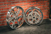 21x2.15" / 18X3.5" CHROME DIRTY HKR ( 2000-2005 HD SOFTAIL)