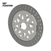 El Kurwa 13" floating rotor in polished