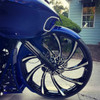 XR9 3D Harley Black Double Cut Wheels