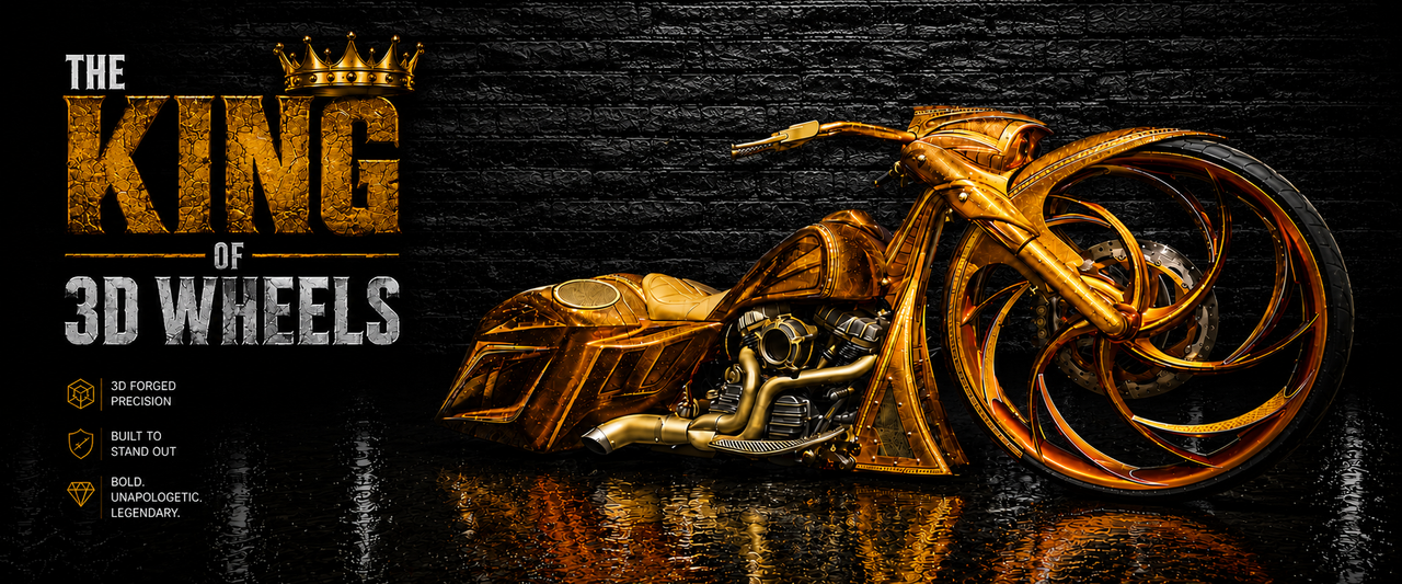 3D Wheels (spokes extend to hoop)
