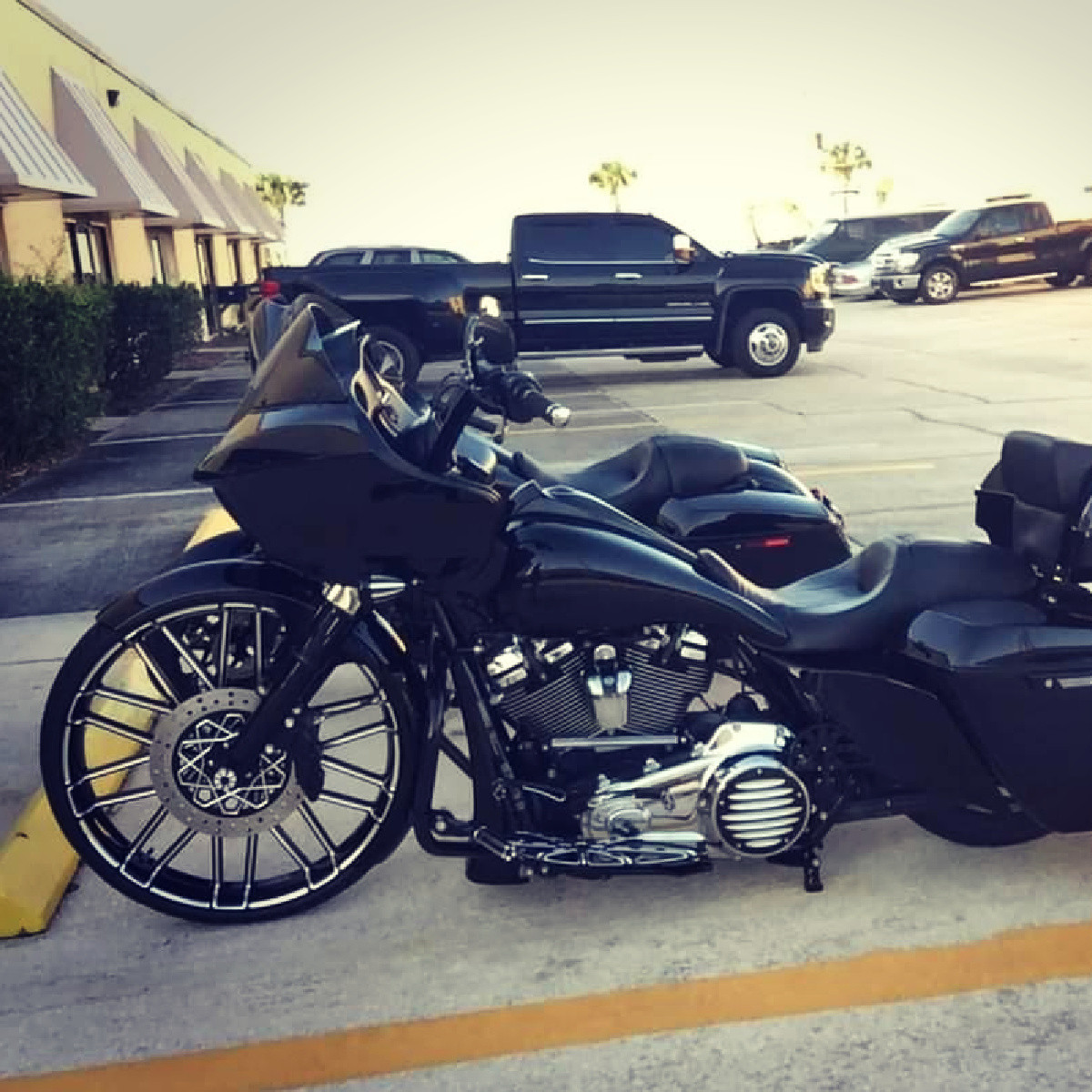 G3 Harley Softail Dyna Sportster Black Double Cut Wheels SMT