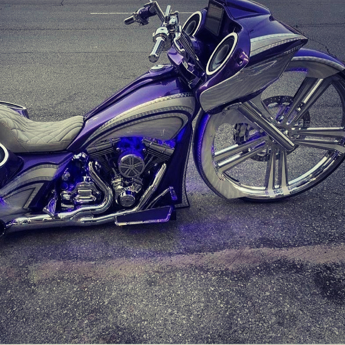 34 Inch Sinful Chrome Harley Wheel - SMT Wheels