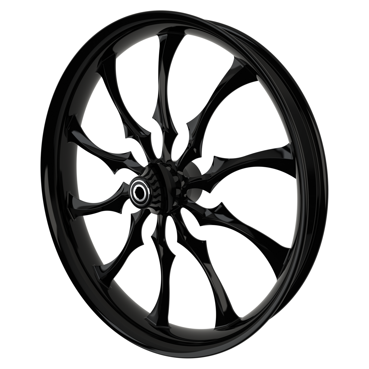 30 Inch Warlord Black Harley Wheel SMT Wheels