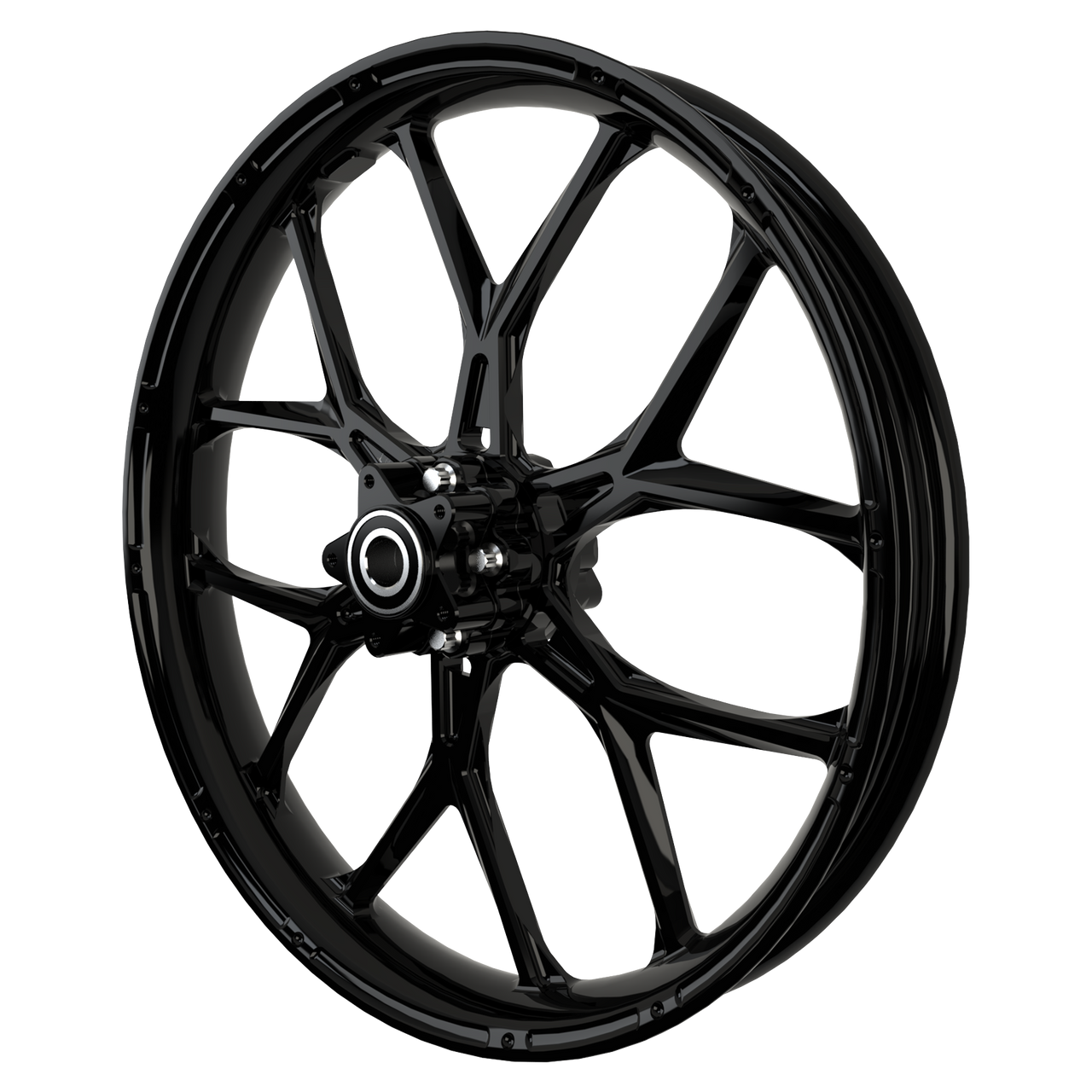 PS.05 Harley Softail | Dyna | Sportster Black Wheels - SMT Wheels
