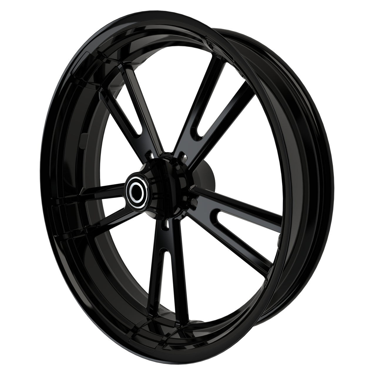 OG.21 Harley Softail | Dyna | Sportster Black Wheels - SMT Wheels