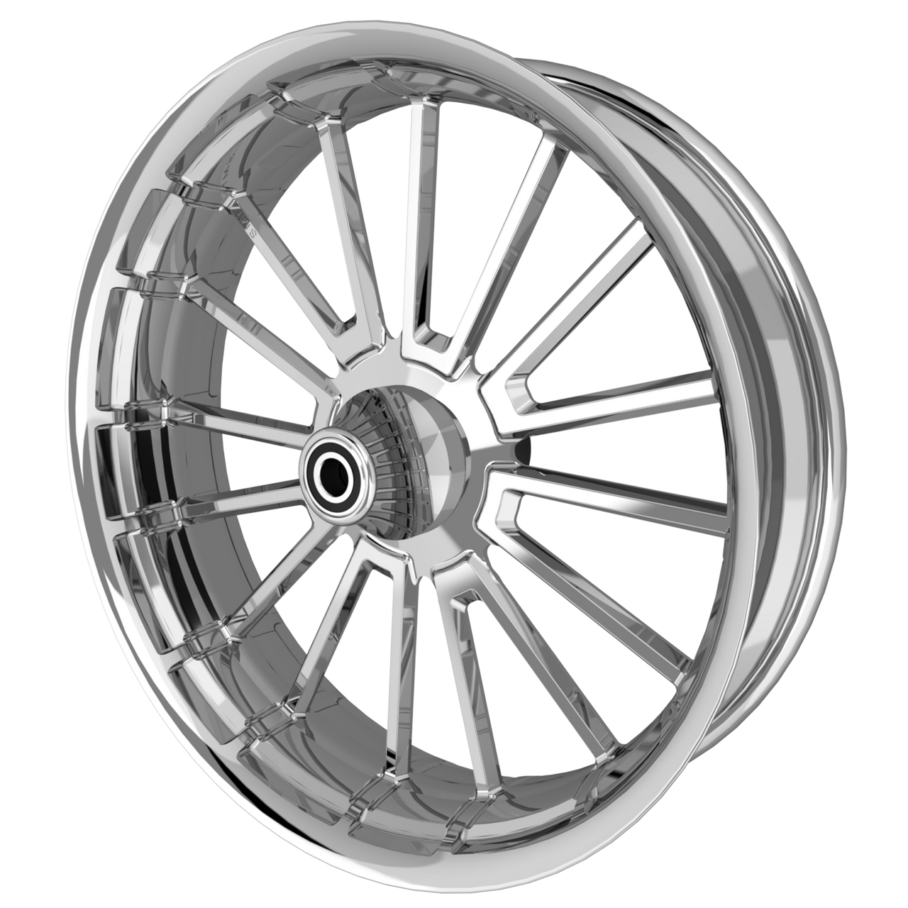 00s HARLEY DAVIDSON グレー フレイム フェード クローム PS.07 Harley Softail | Dyna | Sportster Chrome Wheels - SMT