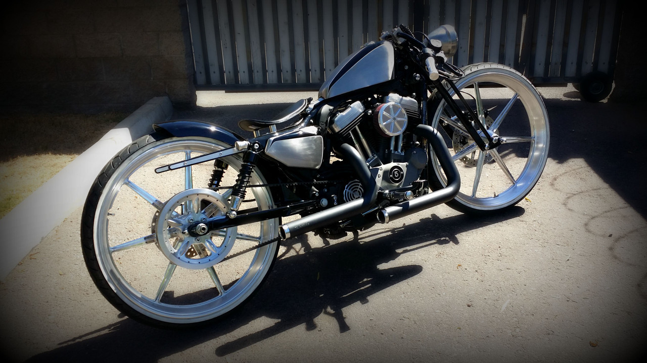 Lucky 7 Harley Softail | Dyna | Sportster Chrome Wheels - SMT Wheels